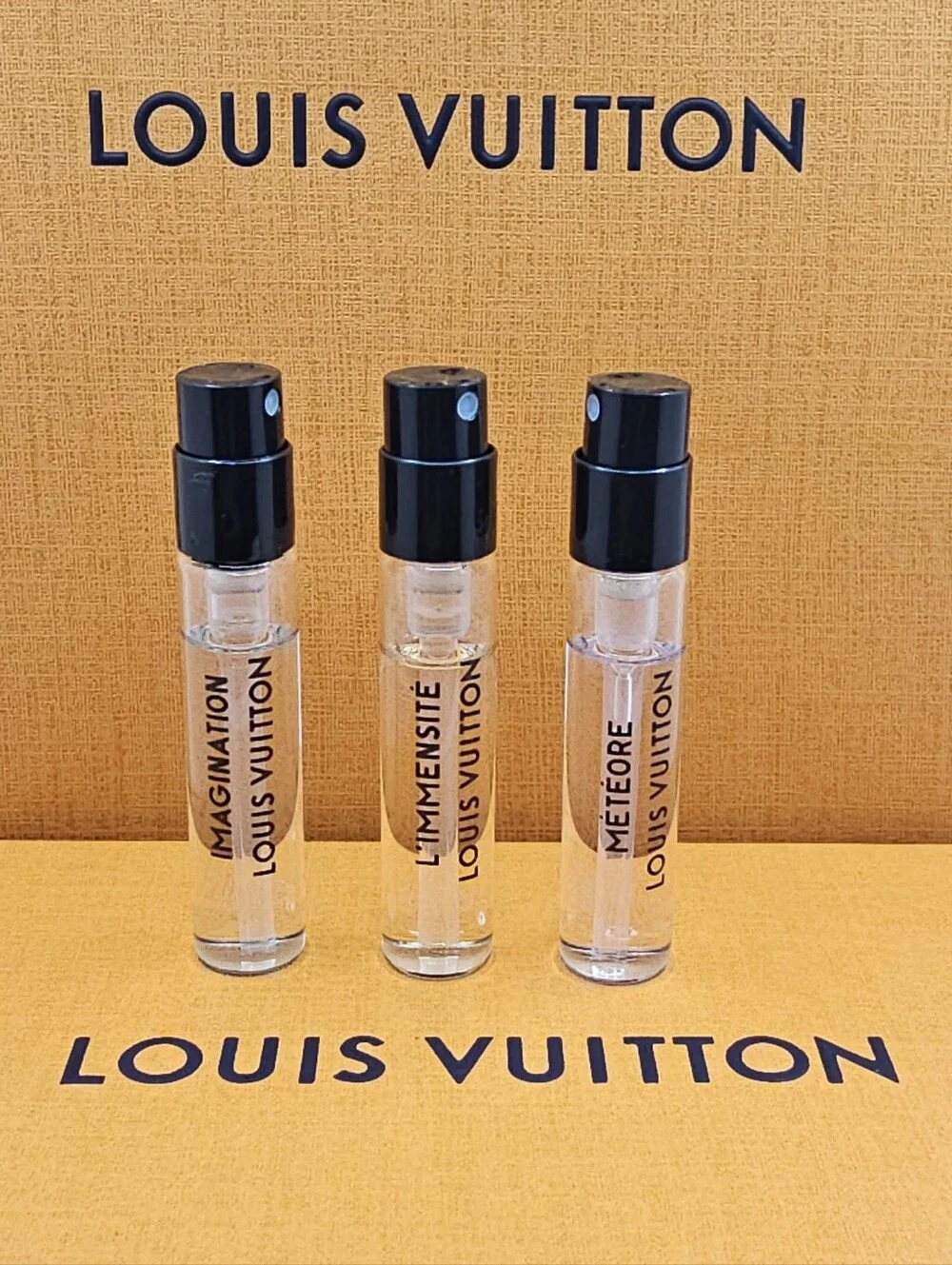 💫AUTHENTIC LOUIS VUITTON LIMITED METAL TAG CHARM ➕️ 💥3pc LV MEN FRAGRANCE